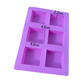 Molde Silicona Mini Brownie Cuadrado